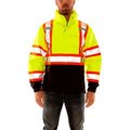 Tingley Tingley® Icon„¢ Jacket - Fluorescent Yellow/Green/Black - Attached Hood, Large J24122C.LG